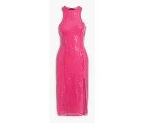 Sequined silk dress - Pink