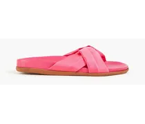Whitney satin slides - Pink