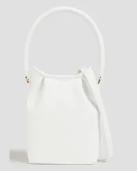 Elleme Dimple pebbled-leather tote - White White