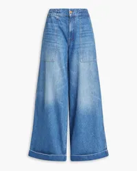 Mother Tasty high-rise wide-leg jeans - Blue Blue