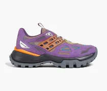 Marathon suede and mesh sneakers - Purple