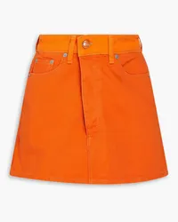 Ganni Denim mini skirt - Orange Orange