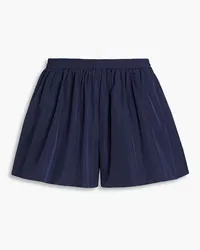 RED Valentino Gathered taffeta shorts - Blue Blue