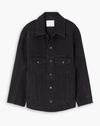 tibi Oversized denim jacket - Black Black