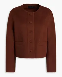 Joseph Jerome wool and silk-blend felt jacket - Brown Brown