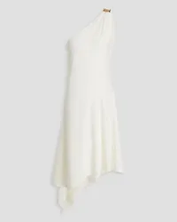 J.W.Anderson One-shoulder asymmetric stretch-jersey midi dress - White White