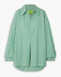 GAUGE81 Cosala striped cotton-poplin shirt - Green Green