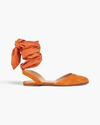 RED Valentino Suede ballet flats - Orange Orange