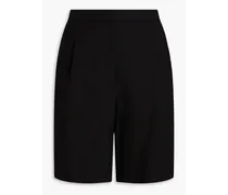 Bage pleated twill shorts - Black