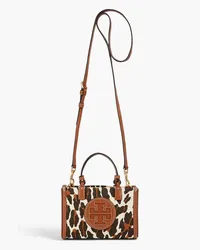 Tory Burch Ella leopard-print canvas tote - Animal print Animal