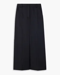 Stella McCartney Pleated twill maxi skirt - Blue Blue