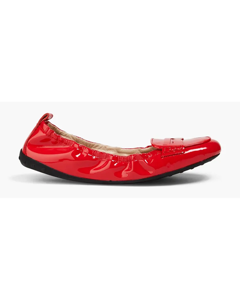 TOD'S Patent-leather loafers - Red Red