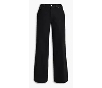 Mid-rise flared jeans - Black