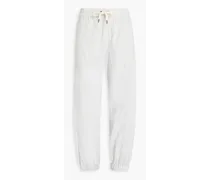 Cotton-jersey track pants - Gray