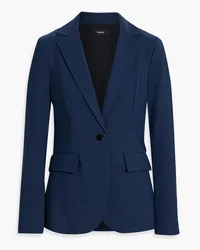 Theory Stretch-ponte blazer - Blue Blue