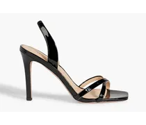 Analita patent-leather slingback sandals - Black