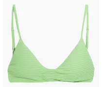 Dune Lili ribbed bikini top - Green