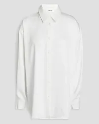 ba&sh Satin-crepe shirt - White White