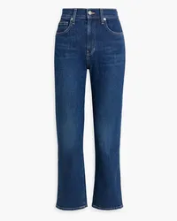 Veronica Beard Joey high-rise straight-leg jeans - Blue Blue