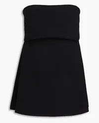 Totême Strapless crepe top - Black Black