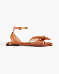 Zimmermann Bow-detailed PVC sandals - Brown Brown