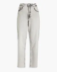 Rag & Bone Harlow mid-rise straight-leg jeans - Gray Gray