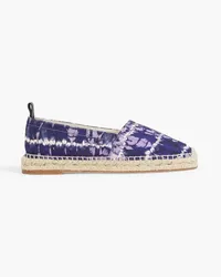 Altuzarra Kenda printed canvas espadrilles - Purple Purple