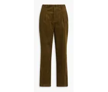 Boy cotton-corduroy tapered pants - Green