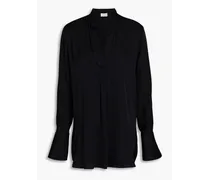 Mabillon silk-blend habotai blouse - Black
