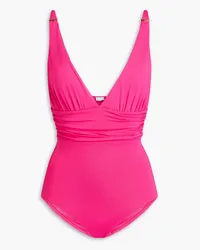 Melissa Odabash Panarea ruched swimsuit - Pink Pink