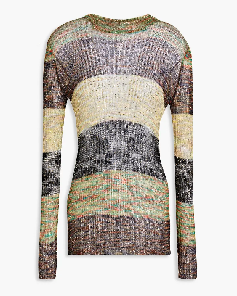 Missoni Sequined knitted sweater - Green Green