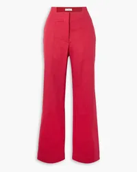 J.W.Anderson Cotton-blend twill straight-leg pants - Red Red