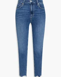 Paige Hoxton cropped mid-rise skinny jeans - Blue Blue