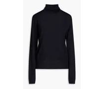 Wool-blend turtleneck sweater - Blue