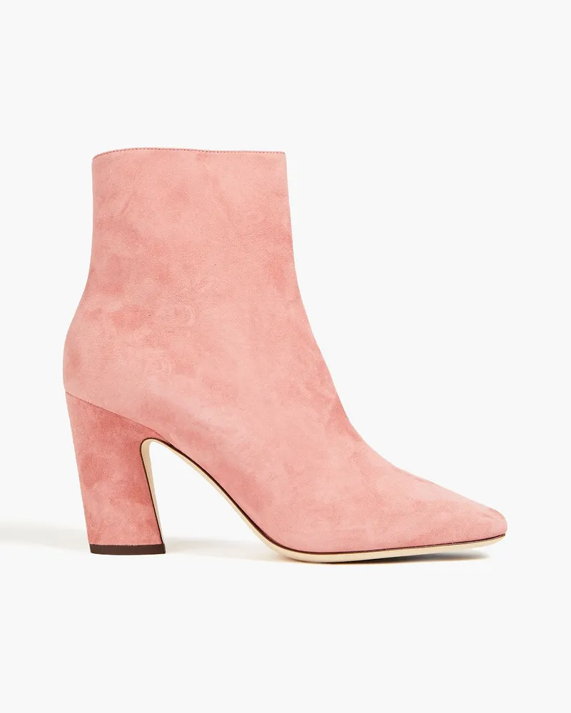 Suede ankle boots - Pink
