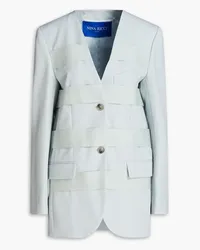 Nina Ricci Wool-gabardine blazer - Blue Blue