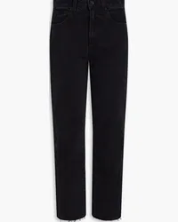 SLVRLAKE High-rise straight-leg jeans - Black Black