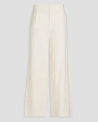 Solid and Striped Renata linen-blend wide-leg pants - White White