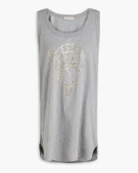 Emilio Pucci Printed cotton-jersey tank - Gray Gray