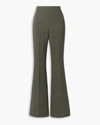 Akris Faralda wool-blend flared pants - Green Green