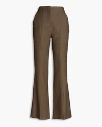 Nanushka Wool-tweed flared pants - Neutral Neutral