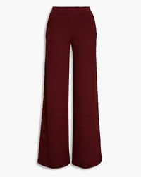 Missoni Crochet-knit wide-leg pants - Burgundy Burgundy