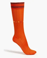 Marni Metallic knitted socks - Orange Orange