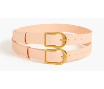 Leather belt - Orange