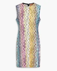 Missoni Metallic crochet-knit mini dress - Multicolor Multicolor