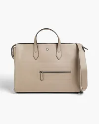 Montblanc Meisterstück leather briefcase - Neutral Neutral