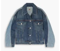 Double Vintage two-tone denim jacket - Blue