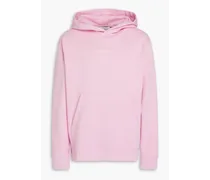 Cotton-fleece hoodie - Pink