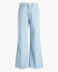 Veronica Beard Taylor high-rise wide-leg jeans - Blue Blue