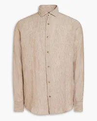 Frescobol Carioca Antonio linen shirt - Neutral Neutral